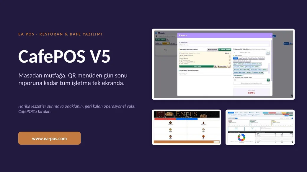CafePOS V5 Sunum Kapağı